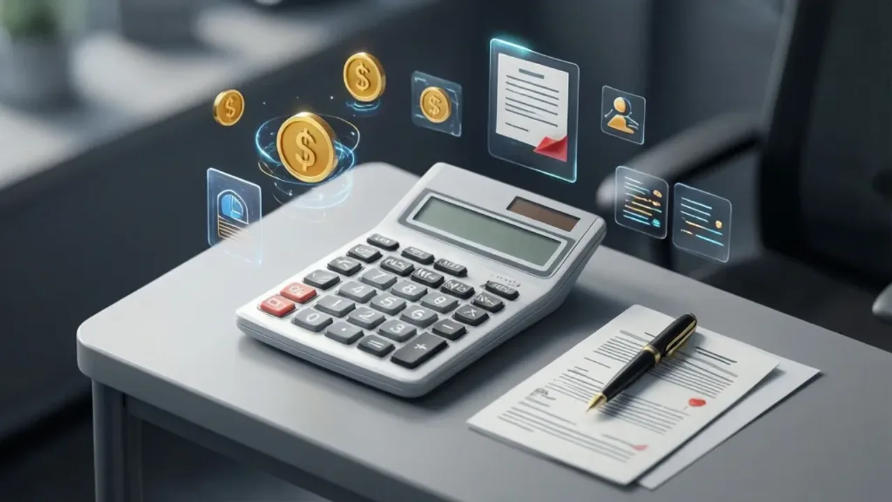 10200 brutto ile to netto? Sprawdź aktualne wyliczenia na 2026 rok Kalkulator finansowy z wynikiem 10200 brutto ile to netto na ekranie w nowoczesnym biurze.
