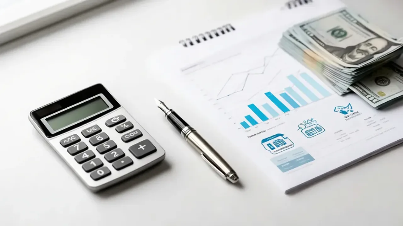 8400 brutto ile to netto? Kalkulator płac i wynagrodzeń 2026 Wizualizacja finansowa przedstawiająca obliczenia 8400 brutto ile to netto na kalkulatorze.