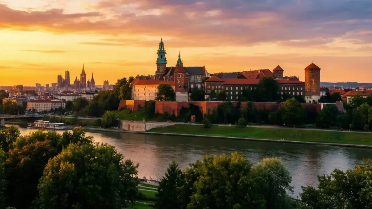 Co zobaczyć w Krakowie: gotowy plan zwiedzania i najciekawsze atrakcje Widok na Wawel i Bazylikę Mariacką w Krakowie jako inspiracja co zobaczyć w Krakowie podczas weekendu.