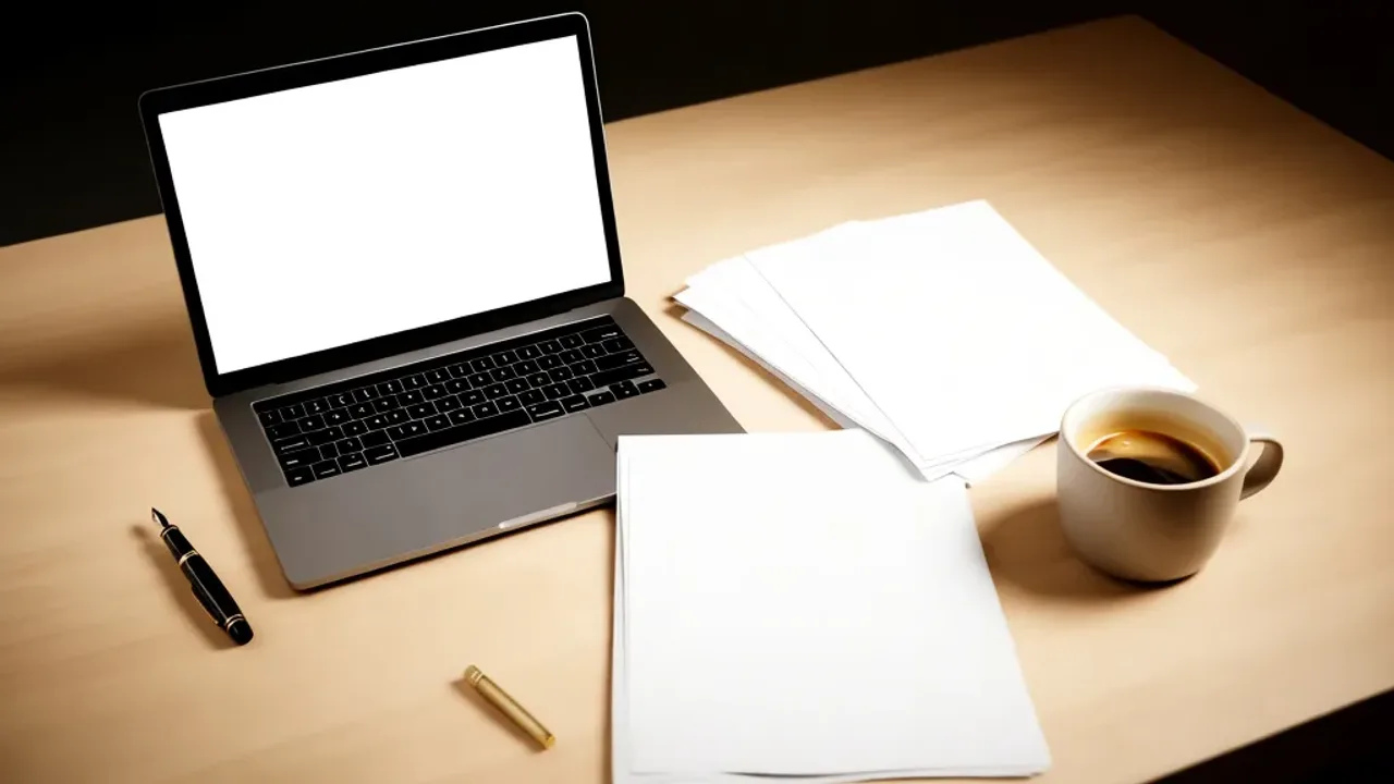 Jak napisać zakończenie pracy licencjackiej: przykładowy wzór i poradnik Otwarty laptop i dyplom na biurku ilustrujące jak napisać zakończenie pracy licencjackiej.