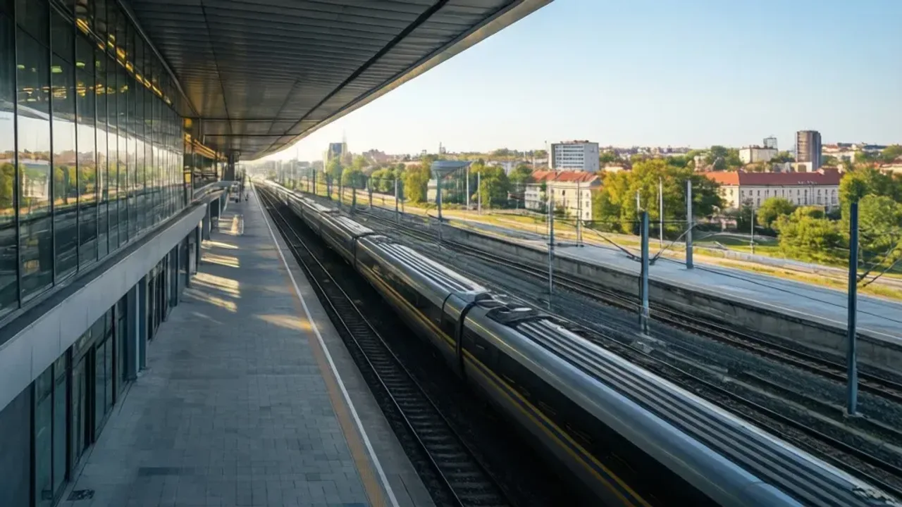 Kraków Bronowice: Praktyczny przewodnik po VI dzielnicy Krakowa Nowoczesna stacja kolejowa Kraków Bronowice w otoczeniu zieleni i historycznej zabudowy dzielnicy.