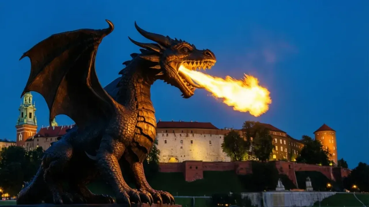 Smok wawelski: historia, smocza jama i rzeźba, która zieje ogniem
